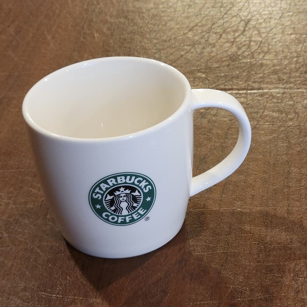 Starbucks Coffee New Bone China 2008 White Coffee Tea Mug 12fl. oz